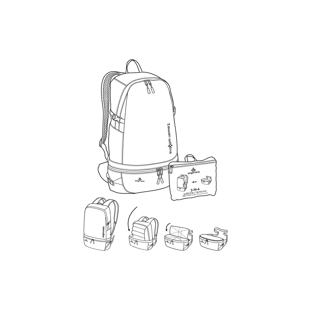 2-in-1 Backpack Waistpack