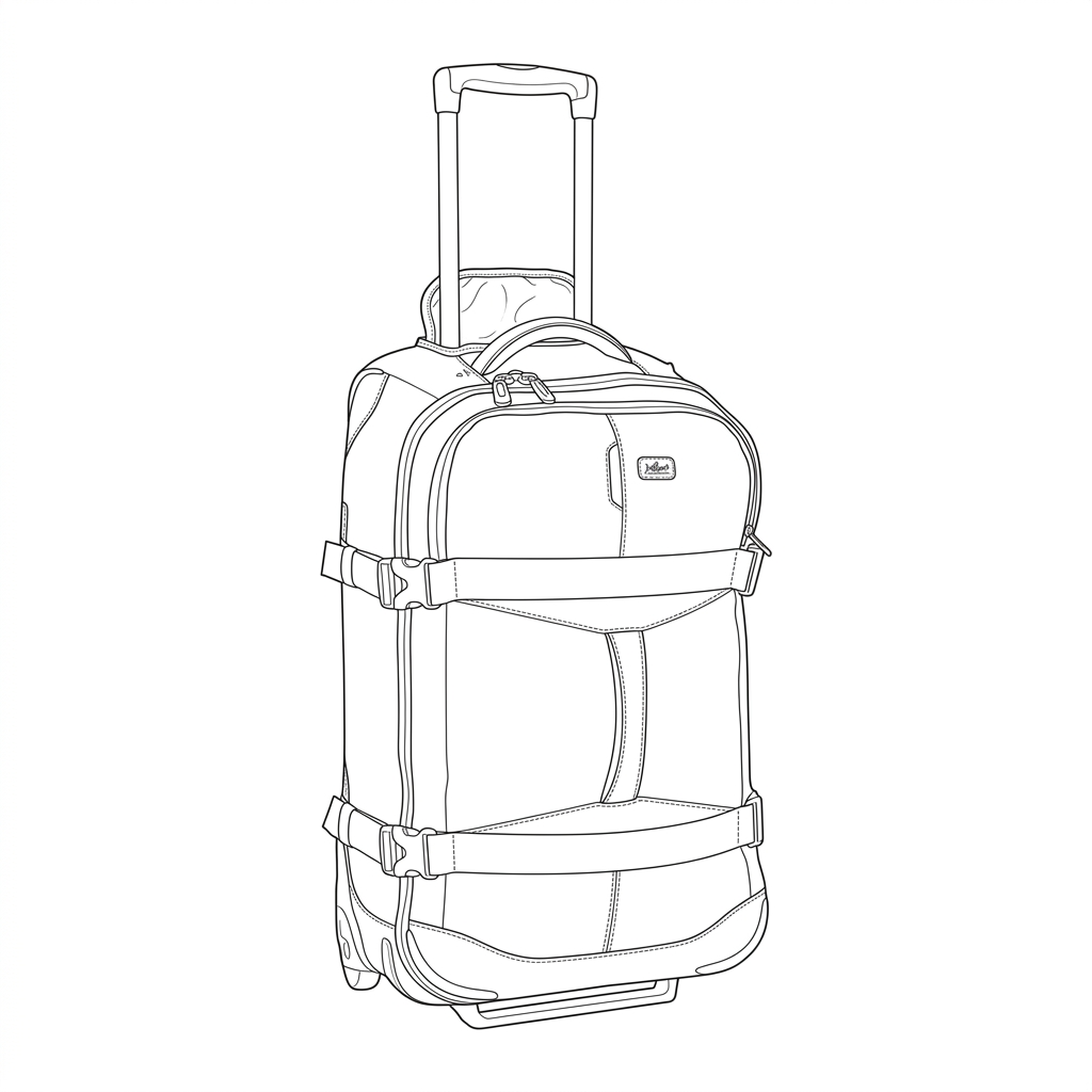 HC2 Hovercraft 25 Wheeled Duffel
