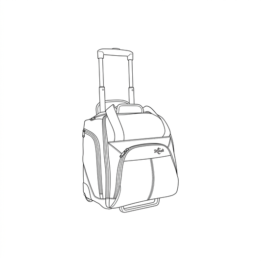 Wheeled Underseat Tote 13.5