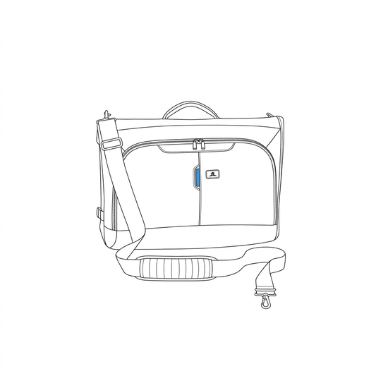 HC2 Hovercraft Tri-Fold Garment Bag