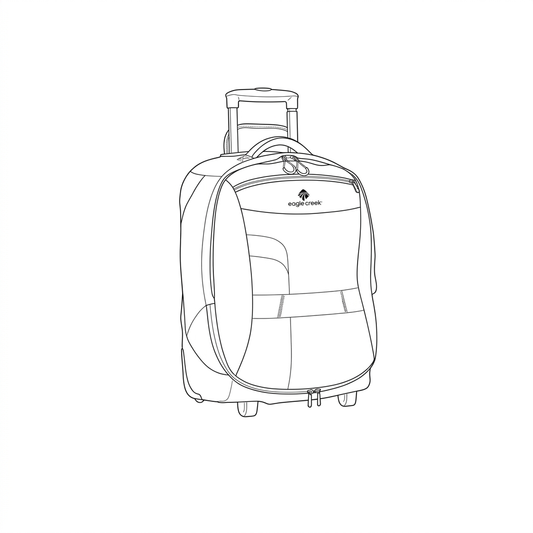 Crossroads Wheeled Backpack 45L