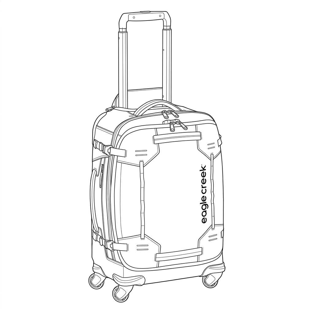 Gear Warrior XE 4 Wheeled International Carry-On
