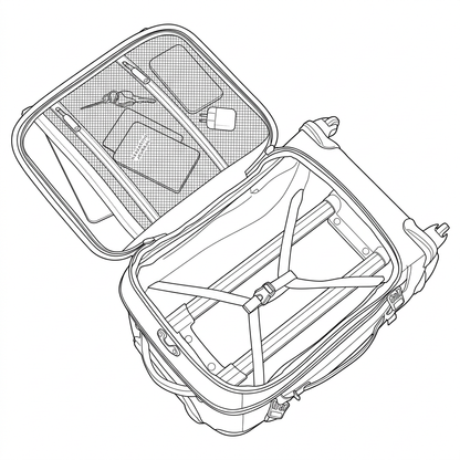 Gear Warrior XE 4 Wheeled International Carry-On