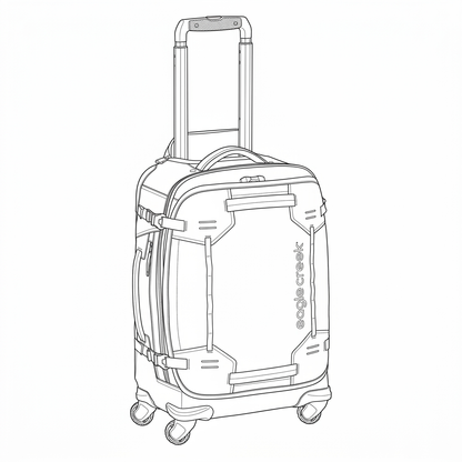 Gear Warrior XE 4 Wheeled Large Carry-On