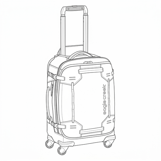 Gear Warrior XE 4 Wheeled Large Carry-On