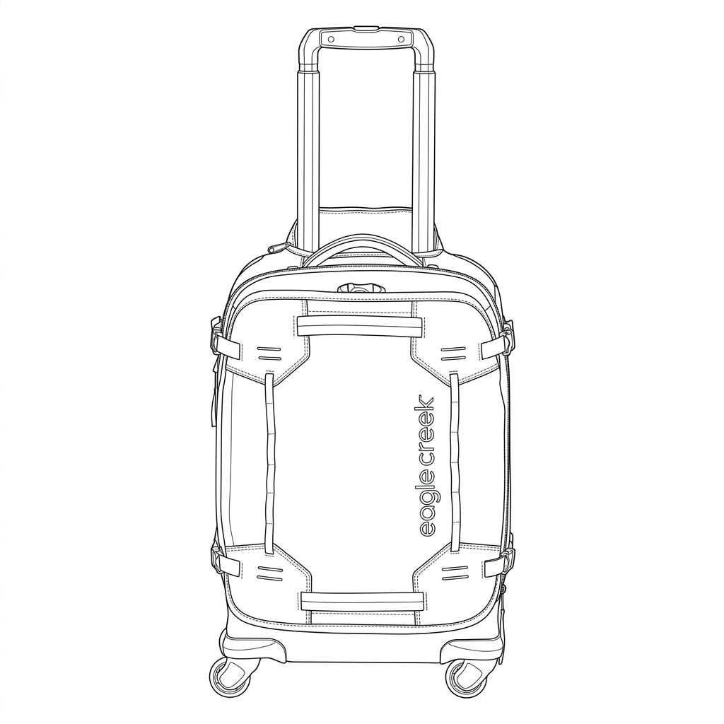 Gear Warrior XE 4 Wheeled Large Carry-On