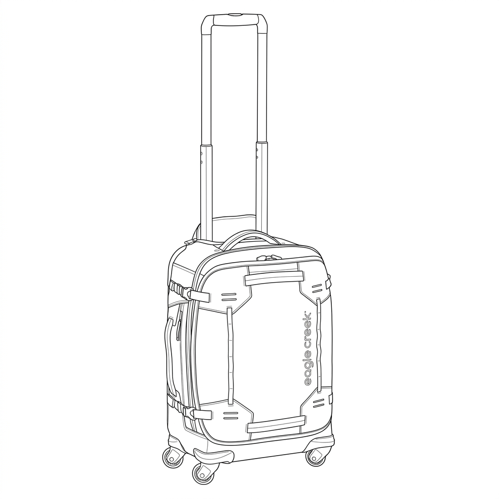 Gear Warrior XE 4 Wheeled Large Carry-On