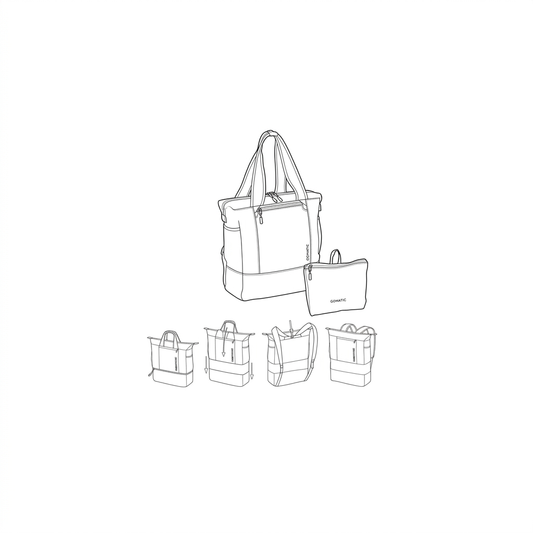2-in-1 Tote Backpack