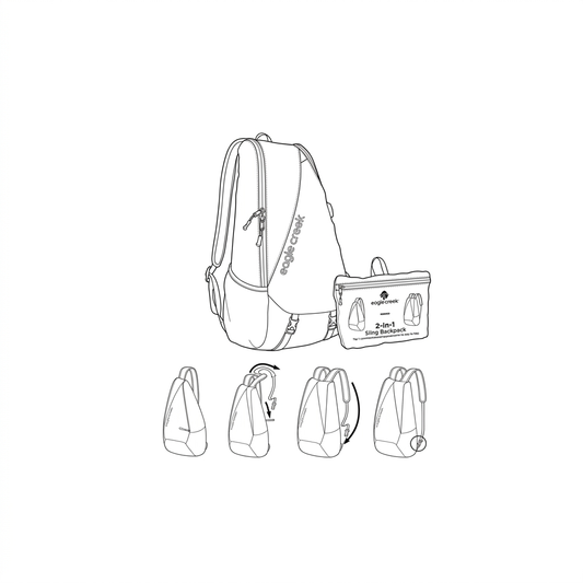 2-in-1 Sling Backpack