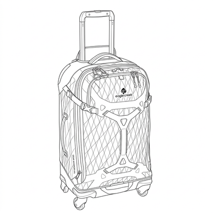 Gear Warrior 4 Wheeled Carry On