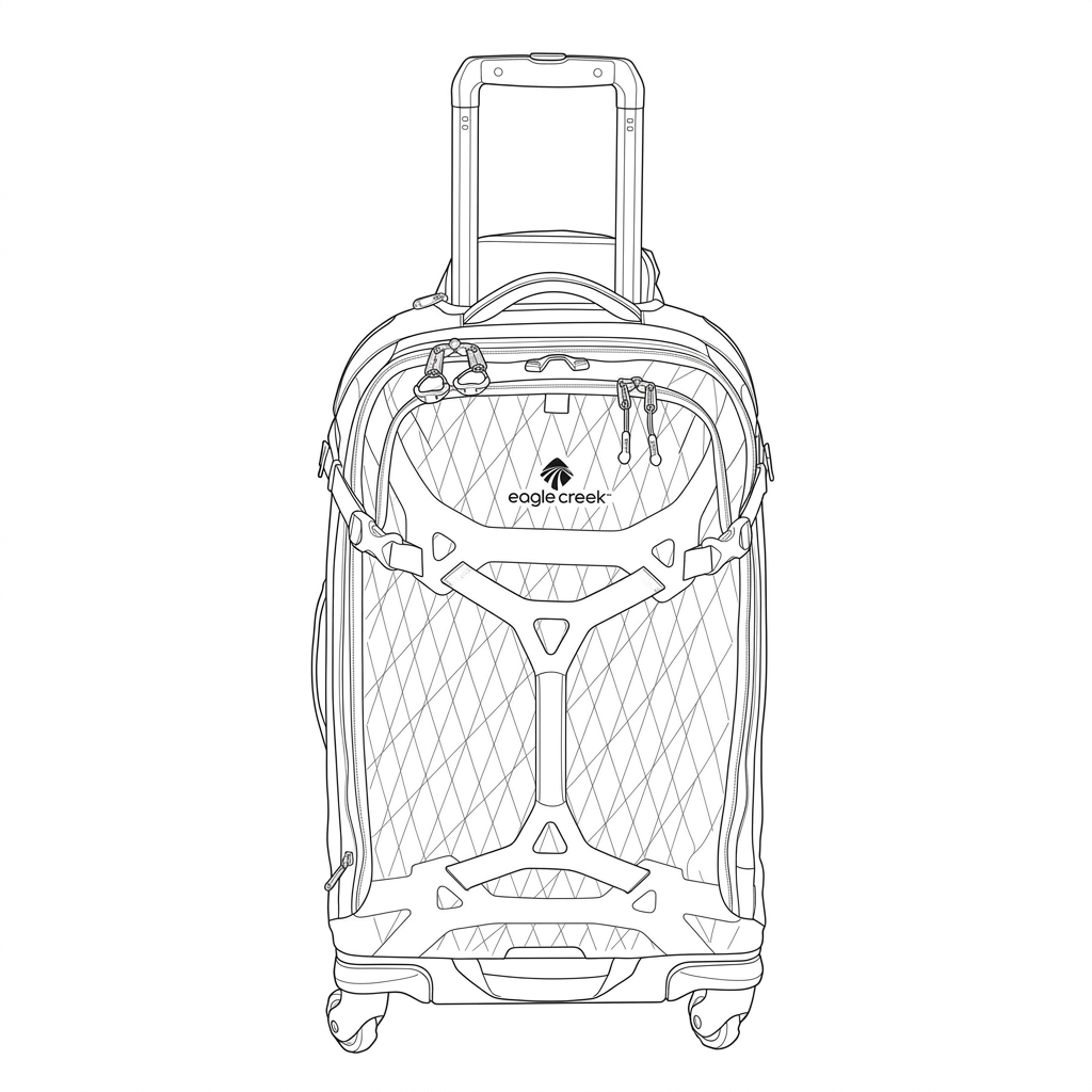 Gear Warrior 4 Wheeled Carry On