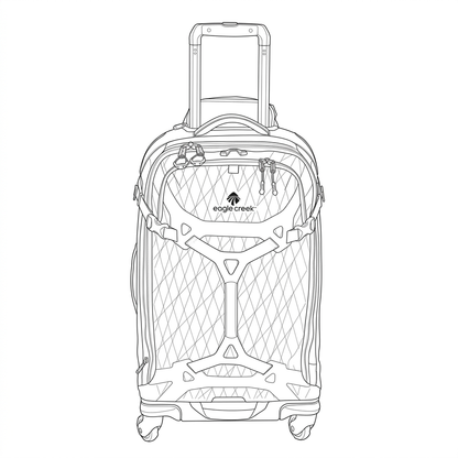 Gear Warrior 4 Wheeled Carry On
