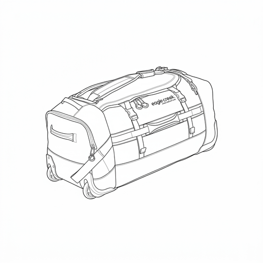 Cargo Hauler Wheeled Duffel 110L