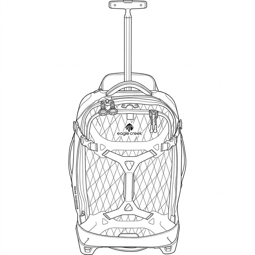 Gear Warrior 2 Wheel International Carry On